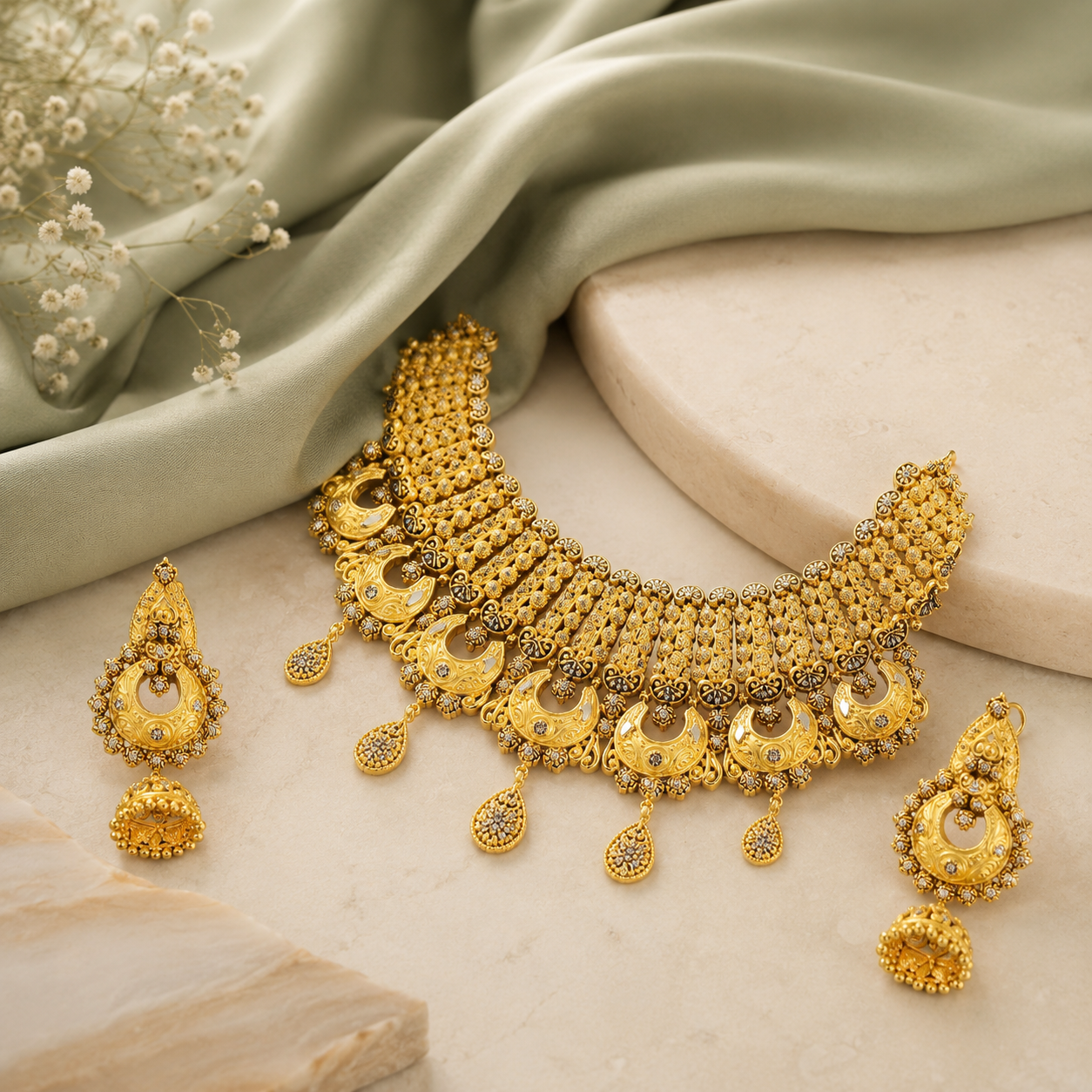 Bushra Antique Bridal Set